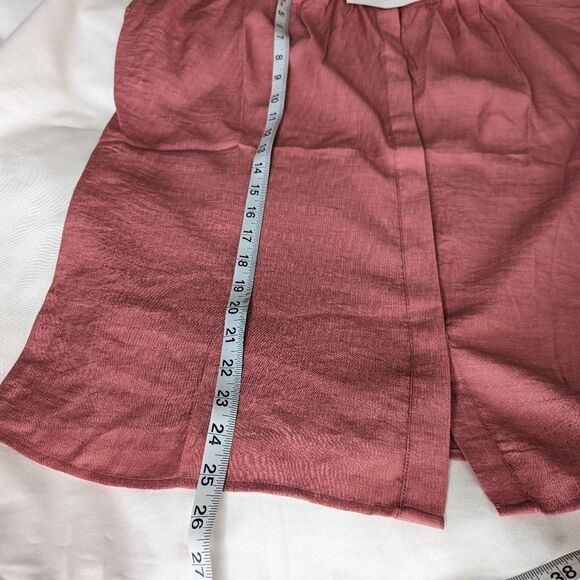 New Vine & Love Small Textured Button Down Rose Pink Shirt - Picture 3 of 8